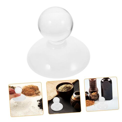 Luxshiny Crystal Pestle for Grinding Pigments Minerals Ergonomic Design Faux Crystal Construction Bottom for Smooth Mixing for Laboratory Home Use in Saudi Arabia