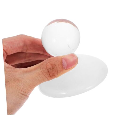 Luxshiny Crystal Pestle for Grinding Pigments Minerals Ergonomic Design Faux Crystal Construction Bottom for Smooth Mixing for Laboratory Home Use in Saudi Arabia