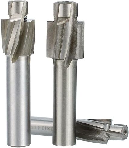 HSS Counterbore End Mill Pilot Slotting Tool Countersink End Mills CNC Router Bit Milling Tool,5pcs Set in Kuwait