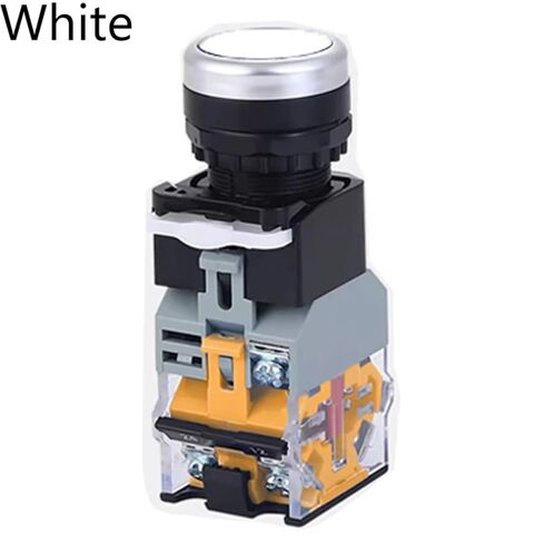 1pc Push Button Switch, 22mm LA38-11D/11DS with Light on/Off Momentary/Latching 220V 24V LED Indicators(Pink,Reset,380V) in Kuwait