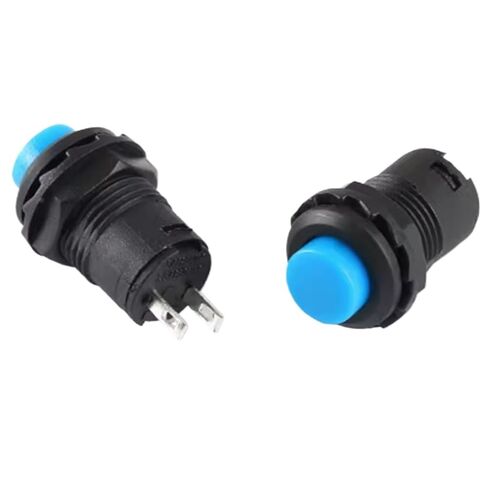5 قطعة مفتاح زر الضغط، DS-428 DS428 12 مم زر التبديل 3A 125V 1.5A 250V قفل (أحمر) in Kuwait