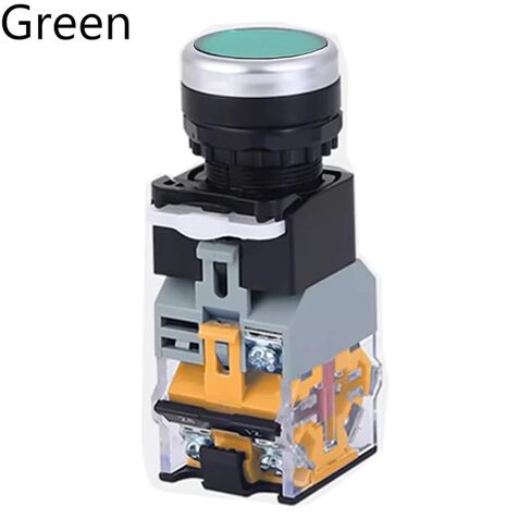 1 قطعة مفتاح زر الضغط، 22 مم LA38-11D/11DS مع ضوء تشغيل/إيقاف مؤقت/إغلاق 220 فولت 24 فولت مؤشرات LED (أخضر، إعادة ضبط، 380 فولت) in Kuwait