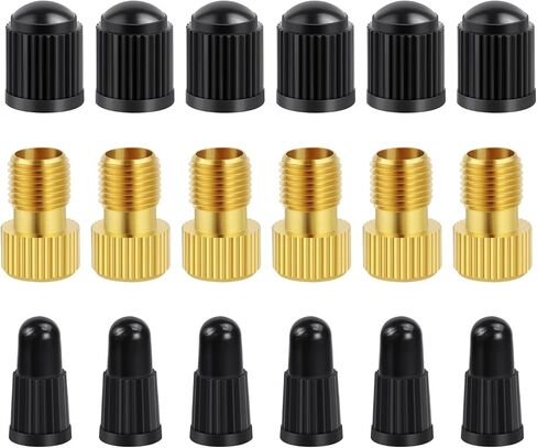 Bike Valve Adaptor, Needle Inflation Balloon Tire Pump Adapter Kitfor Most Types for Bikes, E-Bikes, and E-Scooters Inflate Tire Using Standard Pump or Air Compressor in Saudi Arabia