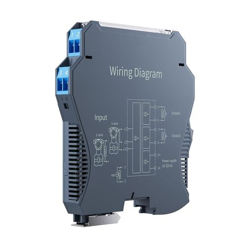 عازل الإشارة التناظرية 1 مدخل 2 مخرج 0-10 فولت 0-5 فولت 1-5 فولت DC24V (الإدخال 0-5 فولت، الإخراج 0-5 فولت) in Saudi Arabia