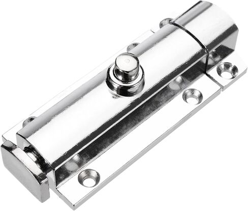 Slide Latch,Gate Bolt Lock,Bolt Sliding Door Lock, Zinc Alloy Door Window Bolt Lock Polished Sliding Locks Gate Security Press Bolt Lock Door Hardware in Saudi Arabia