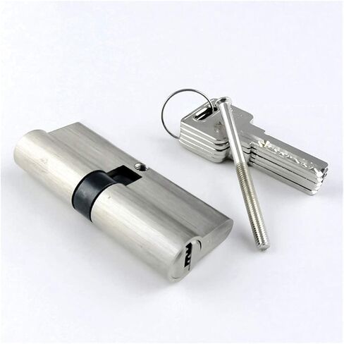 Thumb turn euro cylinder lock,Lock Cylinder Double Open Lock Door Window Security 55 60 70 80 90 100 110 120mm Cylinder Living Room Lock Handle Brass Key Door Barrel Lock ) ( Color :(75(37.5 37.5)) in Saudi Arabia