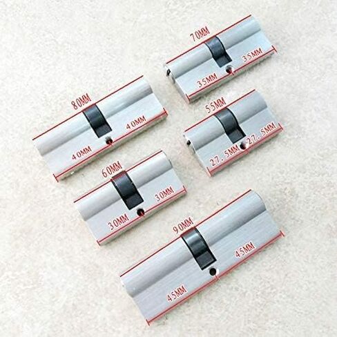 Thumb turn euro cylinder lock,Lock Cylinder Double Open Lock Door Window Security 55 60 70 80 90 100 110 120mm Cylinder Living Room Lock Handle Brass Key Door Barrel Lock ) ( Color :(75(37.5 37.5)) in Saudi Arabia