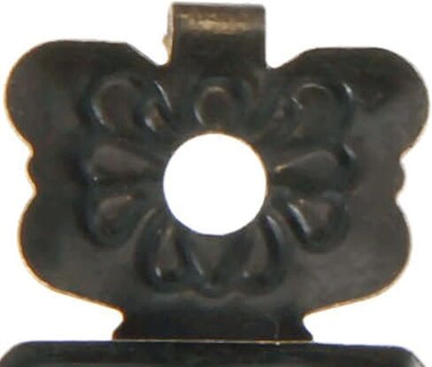 مزلاج قفل حالة المجوهرات زهرة مشبك قفل قفل العتيقة برونزية مربع مزلاج غلق بمشبك المشابك in Kuwait