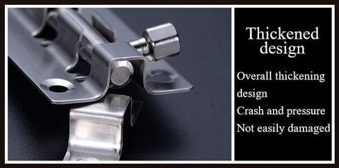 Door Lock,Gate Bolt Stainless,Slide Bolt,Solid Cast Stainless Steel Barrel Bolt, Thickened Barrel Bolt Lock, Easy to Install, Slide Lock for Doors and Windows in Saudi Arabia