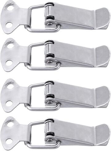 Latch Lock Wooden Box Metal Lock Spring Loaded Clamps Stainless Steel Toggle Latch Catch for Luggage Wooden Case Toolbox in Saudi Arabia