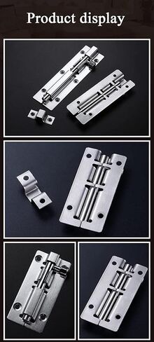 Door Lock,Gate Bolt Stainless,Slide Bolt,Solid Cast Stainless Steel Barrel Bolt, Thickened Barrel Bolt Lock, Easy to Install, Slide Lock for Doors and Windows in Saudi Arabia