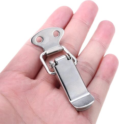 Latch Lock Wooden Box Metal Lock Spring Loaded Clamps Stainless Steel Toggle Latch Catch for Luggage Wooden Case Toolbox in Saudi Arabia