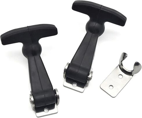 قفل بمزلاج المزالج المجلفنة مشبك حامل زر داخلي هوك المطاط مطاطا مركبة امتصاص الصدمات غطاء المحرك غلق بمشبك in Kuwait