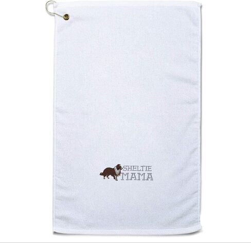 Style In Print Golf Towel Shetland Sheepdog Sheltie Mama Cotton Bag Accessories in Kuwait