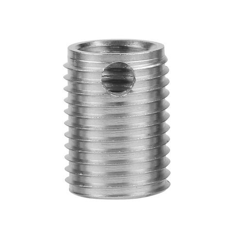 Hilitand 10pcs Self Tapping Thread Inserts, Stainless Steel, M6x1.0 Inner M10x1.25 Outer, 12MM Length, 3 Hole Screw Repair Kit in Saudi Arabia