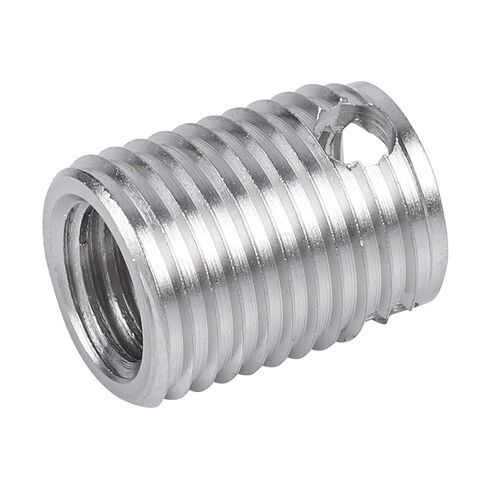 Hilitand 10pcs Self Tapping Thread Inserts, Stainless Steel, M6x1.0 Inner M10x1.25 Outer, 12MM Length, 3 Hole Screw Repair Kit in Saudi Arabia
