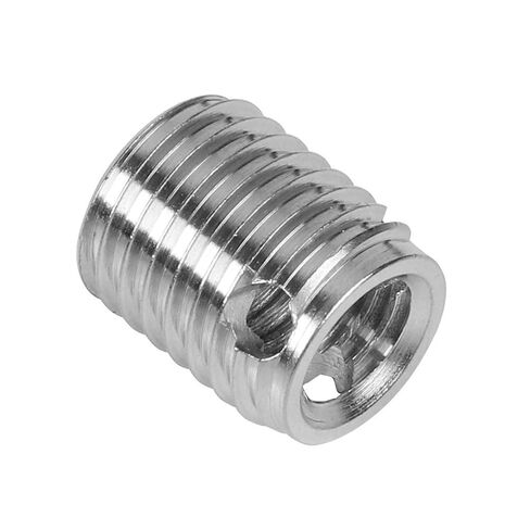 Hilitand 10pcs Self Tapping Thread Inserts, Stainless Steel, M6x1.0 Inner M10x1.25 Outer, 12MM Length, 3 Hole Screw Repair Kit in Saudi Arabia