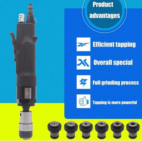 Pneumatic Tapping Machine, Air Powered Vertical Tapper for M3-M12 Threading, Industrial Drill Tool in Saudi Arabia