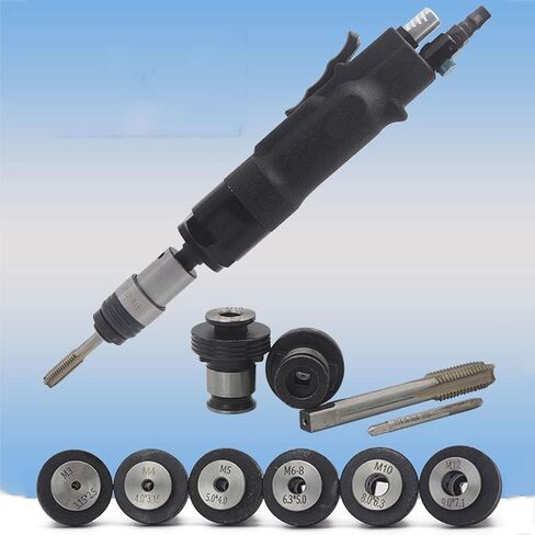 Pneumatic Tapping Machine, Air Powered Vertical Tapper for M3-M12 Threading, Industrial Drill Tool in Saudi Arabia