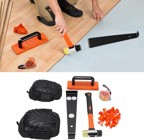 YWBL-WH Laminate Flooring Installation Kit Double Sided Mallet Tapping Block Pull Bar 20 Spacers in Saudi Arabia