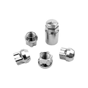 Car Wheel Lock Lug Nuts Fits for Tesla Model S 3 X Y 19" and 20" Wheels Chrome Cone Seat Wheel Locks M14 X 1.5 Thread Size