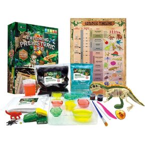 The Ultimate Dinosaur Activity Toy with Slime, Paint, and DIY Soap Making Set. Fun Education Science Kit for Boys and Girls Age 8-10 11-14. Creative STEM Paleontology Stocking Stuffer Gift