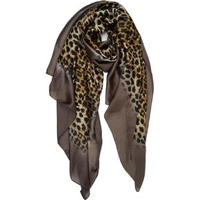 YOUR SMILE Large Mulberry Silk Feeling Long Stain Scarf Lightweight Sunscreen Shawls Wraps for Women