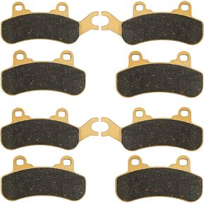 Brake Pads for Can-Am Maverick X3 All Model 2017-2021, Front & Rear Severe Duty Replacement Brake Pads