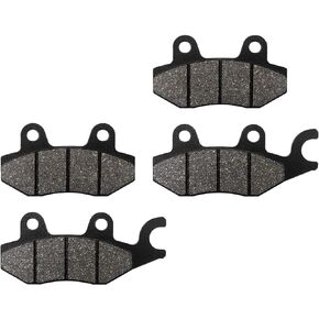 ZICOO Brake Pads Front and Rear for Kawasaki EX250 Ninja 250r EX 250 2008-2012, Ninja 300 EX300 EX 300 2013-2016, KLR 650 KLR650 2008-2016, Brute Force 750 KVF750 KVF 750 4x4i