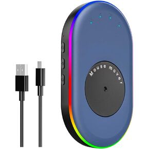 Ultra Slim Mouse Mover with Adjustable Interval Timer, Undetectable & Noiseless Jiggler Simulates Realistic Movement, Driver-Free Shaker for Keeping The PC Active and Secure.