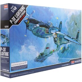 Academy P-38 Lightning (J, Droopsnoot, Pathfinder, Recon),Black 0.5 Liters