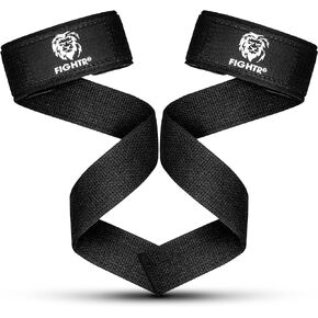 FIGHTR® Lifting Straps (padded) for Strength Training, Powerlifting, Bodybuilding, Fitness - Deadlift Straps - Professional Lifting Straps for Men and Women