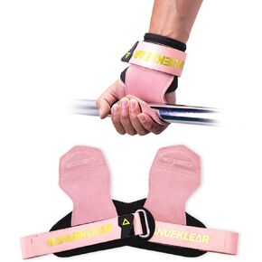 قفازات رفع الأثقال للنساء والرجال من مانويكلير، أشرطة رفع لرفع الأثقال مع حلقة معصم مبطنة، أشرطة معصم جلدية لرفع الأثقال، رفع الأثقال in Kuwait