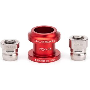 Acuity Billet Aluminum Shift Collar Compatible with M10x1.5mm Shifters Knobs Satin Red