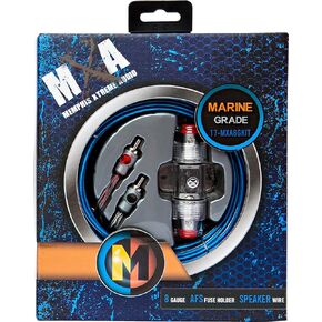 Memphis Audio MXA8GKIT 8AWG Power Kit for UTV and ATV - Includes Speaker Wire