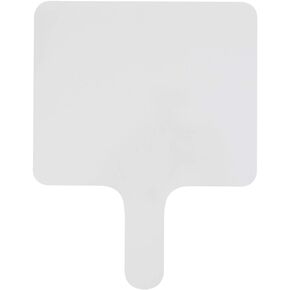 Dry Erase Answer Paddle - White Board, Double Sided (1 Pack, 7.83 Inches X 6.46 Inches)