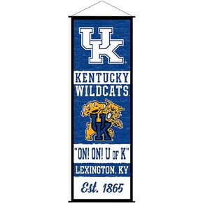 Kentucky Wildcats Banner and Scroll Sign