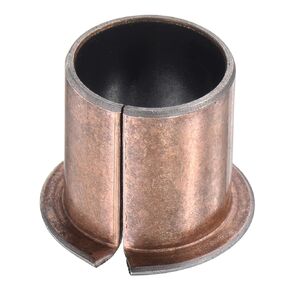 uxcell Flanged Sleeve Bearings 22mm Bore x 25mm OD x 25mm Length x 32mm Flange Dia x 1.5mm Flange Thickness Wrapped Oilless Bushings