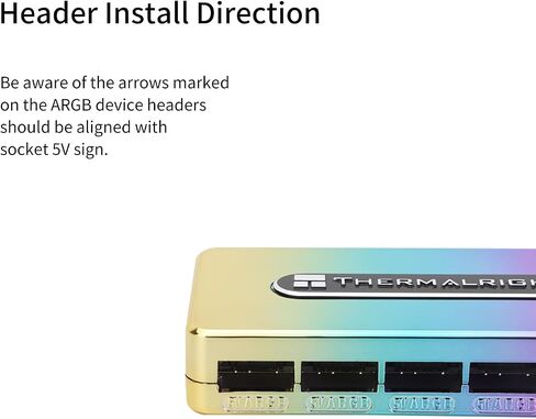 مروحة Thermalright وARGB HUB ×8 ARGB/PWM Hub Controller يستخدم مصدر طاقة SATA، يدعم المحور 8 مجموعات من المراوح، مروحة PWM ذات 8 منافذ PC ووحدة تحكم بمروحة ARGB، مروحة PWM / محور إضاءة ARGB (مروحة وARGB HUB×8) in Saudi Arabia