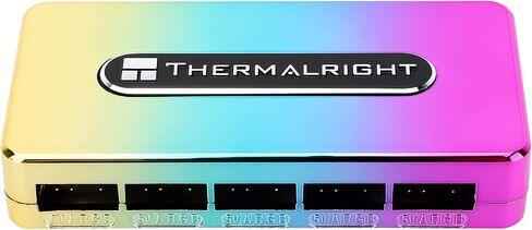 مروحة Thermalright وARGB HUB ×8 ARGB/PWM Hub Controller يستخدم مصدر طاقة SATA، يدعم المحور 8 مجموعات من المراوح، مروحة PWM ذات 8 منافذ PC ووحدة تحكم بمروحة ARGB، مروحة PWM / محور إضاءة ARGB (مروحة وARGB HUB×8) in Saudi Arabia