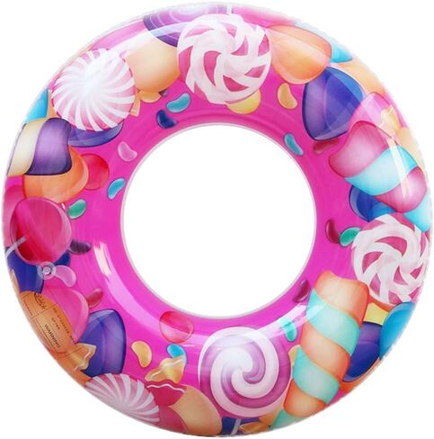 ZaH Swim Rings for Kids Adults Pool Swimming Ring Inflatable Float Raft Water Swim Tube Summer Beach Party Decoration in Saudi Arabia