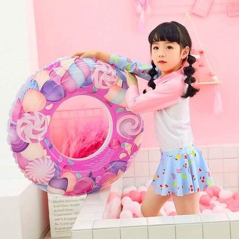 ZaH Swim Rings for Kids Adults Pool Swimming Ring Inflatable Float Raft Water Swim Tube Summer Beach Party Decoration in Saudi Arabia