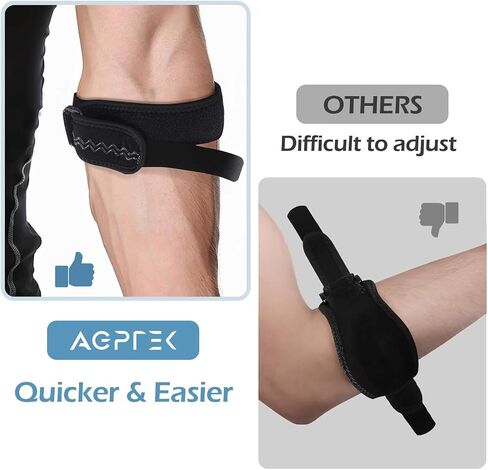 AGPTEK Elbow Brace for Tennis Golfers Elbow, Elbow Strap for Men & Women in Saudi Arabia