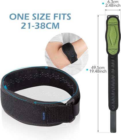 AGPTEK Elbow Brace for Tennis Golfers Elbow, Elbow Strap for Men & Women in Saudi Arabia