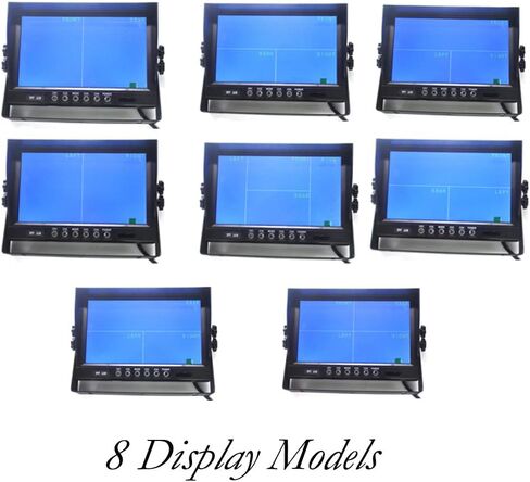 شاشة Padarsey 9 بوصة TFT LCD للرؤية الخلفية للسيارة رباعية الانقسام، جهاز تحكم عن بعد، 4 قنوات 4-PIN موصل مدخلات فيديو مقاومة للصدمات - شاشة 12V-24V 800480HD مع مظلة مضادة للوهج in Saudi Arabia
