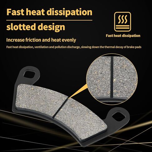 وسادات الفرامل الأمامية والخلفية لـ Polaris RZR XP 1000 EPS 2014-2022، RZR 1000 XP 4 باستثناء الإصدار المميز، Ranger 900 800 700 Crew #1911228 1912508 2205949 in Kuwait