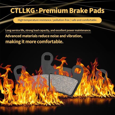 وسادات الفرامل الأمامية والخلفية لـ Polaris RZR XP 1000 EPS 2014-2022، RZR 1000 XP 4 باستثناء الإصدار المميز، Ranger 900 800 700 Crew #1911228 1912508 2205949 in Kuwait