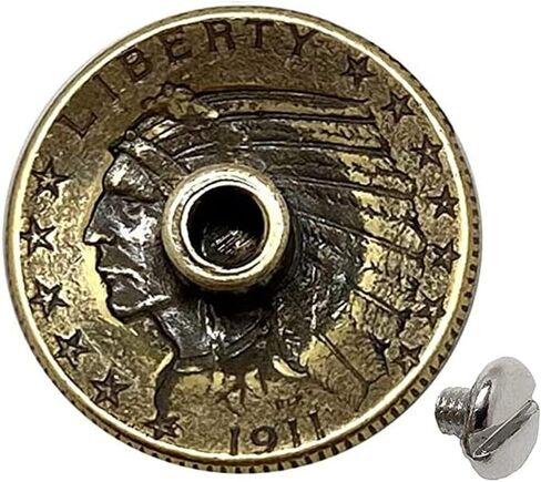 Antique Buffalo Nickel Reproduction Coin Conchos Size 7/8", Screw Back Concho (Buffalo Nickel) in Saudi Arabia