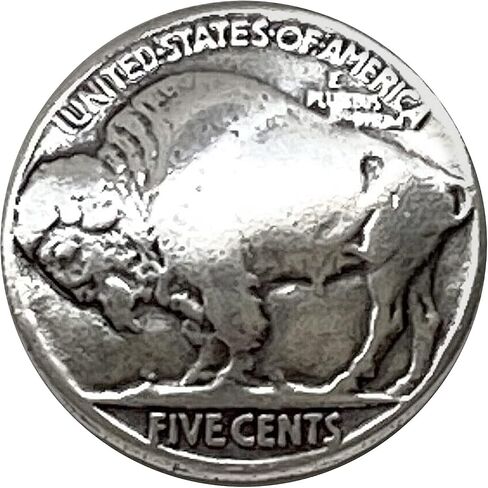 Antique Buffalo Nickel Reproduction Coin Conchos Size 7/8", Screw Back Concho (Buffalo Nickel) in Saudi Arabia