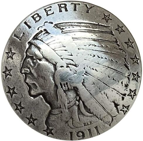 Antique Buffalo Nickel Reproduction Coin Conchos Size 7/8", Screw Back Concho (Buffalo Nickel) in Saudi Arabia